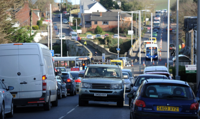 Drivers have endured weeks of delays around Guardbridge.