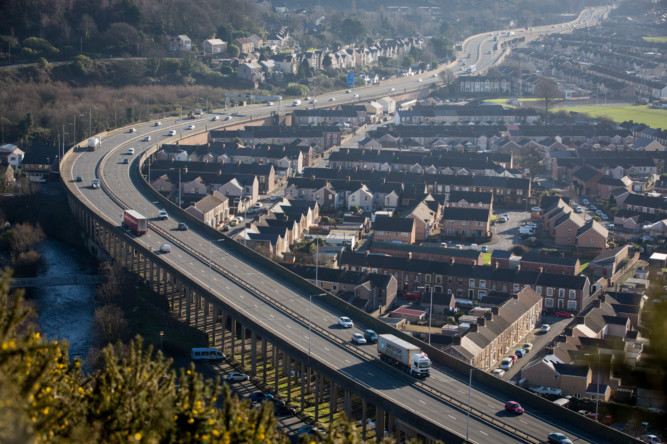 The Tata Steel plant in Port Talbot, Wales.