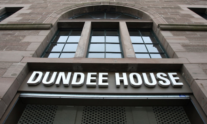 Kris Miller, Courier, 01/10/12. Picture today shows building exterior of Dundee House, headquarters of Dundee City Council for files.