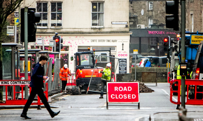 There is likely to be traffic disruption in Perth with the start of three weeks of road works at Mill Street.