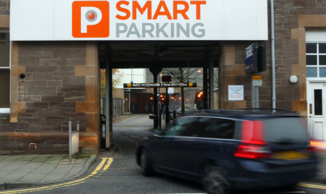 The much-maligned Smart Parking car park in Perths Kinnoull Street.