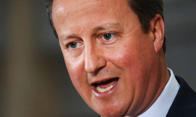 BIRMINGHAM, ENGLAND - APRIL 05:  Prime Minister David Cameron holds a Q&A session on the forthcoming European Union referendum with staff of PricewaterhouseCoopers on April 5, 2016 in Birmingham, England. The UK will vote on whether or not to remain in the European Union on June 23, 2016.  (Photo by Christopher Furlong/Getty Images)