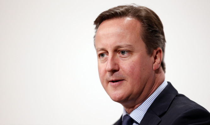 Prime Minister David Cameron addresses to Welsh Conservative Party Spring Conference at Llangollen Pavillion, llangollen, North Wales. PRESS ASSOCIATION Photo. Issue date: Friday March 11, 2016. See PA story . Photo credit should read: Peter Byrne/PA Wire