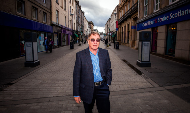 Geoff Brown standing in Perth city centre