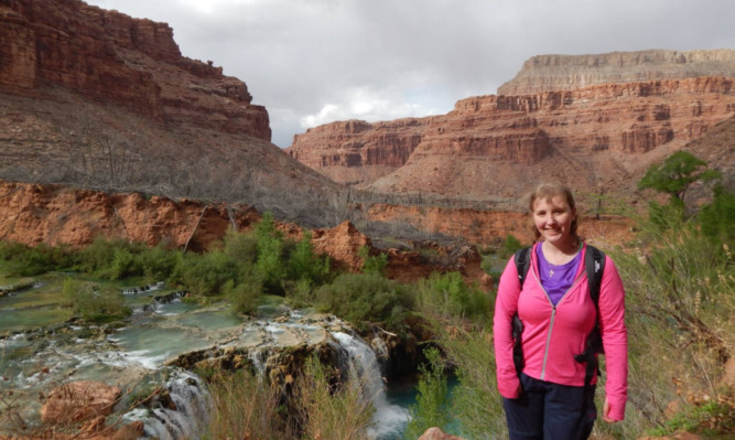 Lisa Halley at the Grand Canyon.
