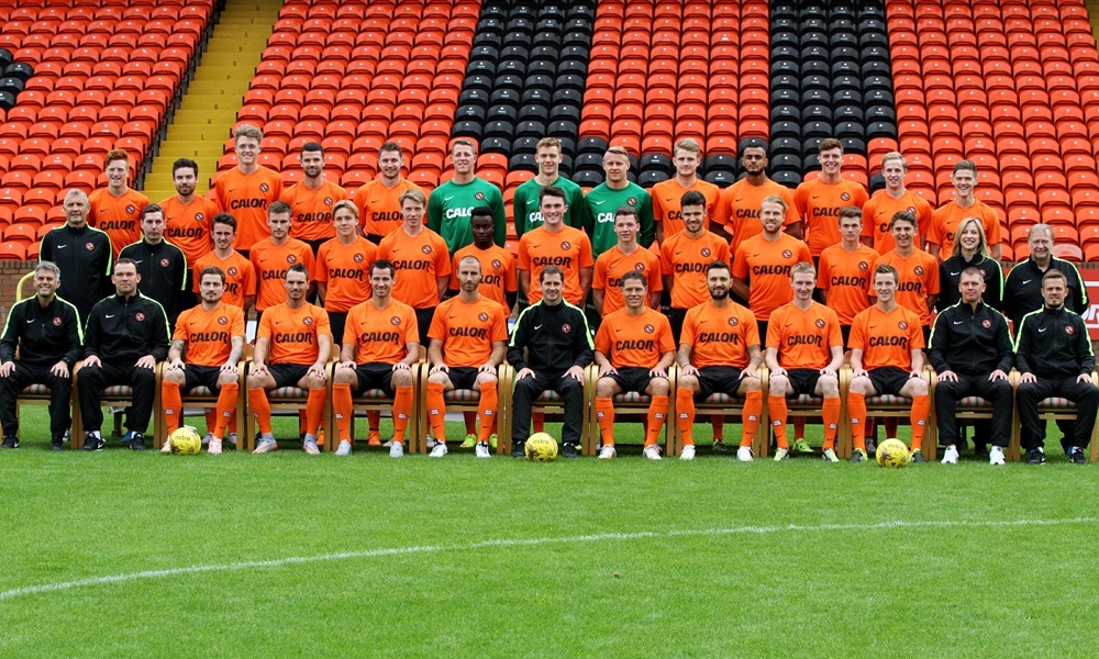 G Jennings pic, Dundee United squad 2015 / 16