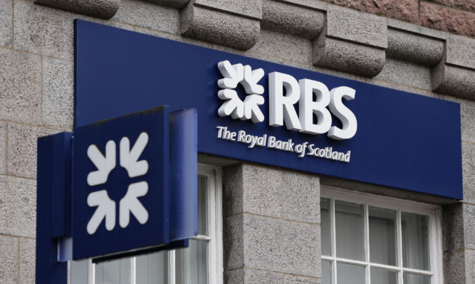 The RBS sign for a branch of The Royal Bank of Scotland in Fort William, Scotland. PRESS ASSOCIATION Photo. Picture date: Sunday September 28, 2014. Photo credit should read: Yui Mok/PA Wire