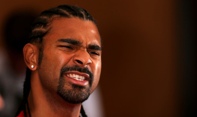 Boxer David Haye during a press conference at the Park Plaza Riverbank Hotel, London. PRESS ASSOCIATION Photo. Picture date: Thursday March 28, 2013. Haye, 32, announced his comeback at a press conference in London this afternoon and will fight an as-yet-unnamed opponent at Manchester Evening News Arena on June 29. See PA story BOXING Haye. Photo credit should read: Nick Potts/PA Wire
