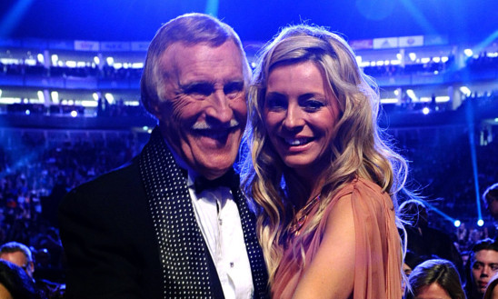 Sir Bruce Forsyth and Tess Daly.