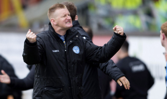 St Johnstone manager Steve Lomas.