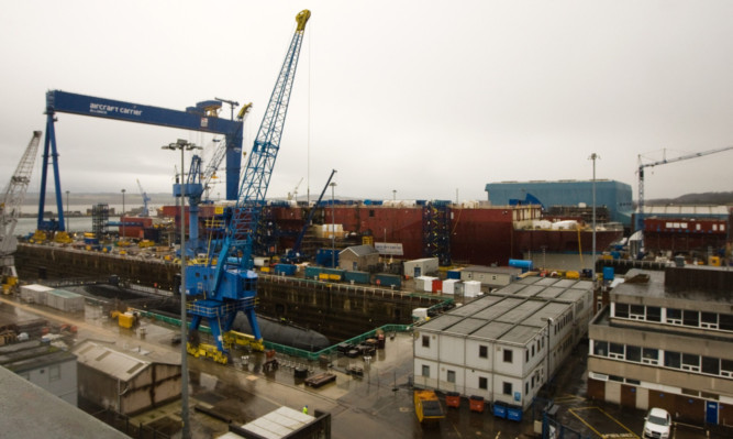 Babcock wants to build a new terminal at Rosyth docks.