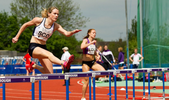 Eilidh Child makes a winning start to her season at Loughborough.