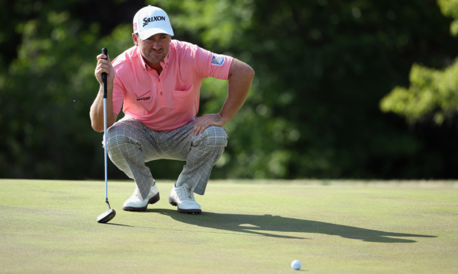 Graeme McDowell during Sunday's final round in Bulgaria.