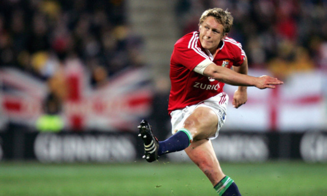 Jonny Wilkinson in action for the Lions in 2005.