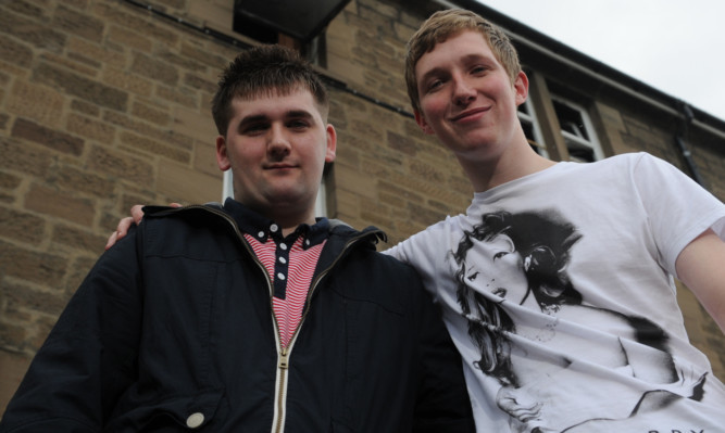 Barry Lamont, left, and Andrew Steven.