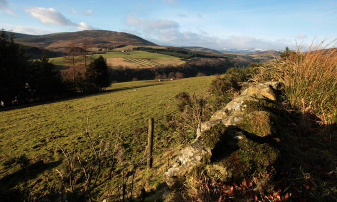 Walkers can take in the stunning views of Glen Prosen.