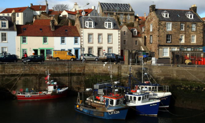 Pittenweem Harbour.