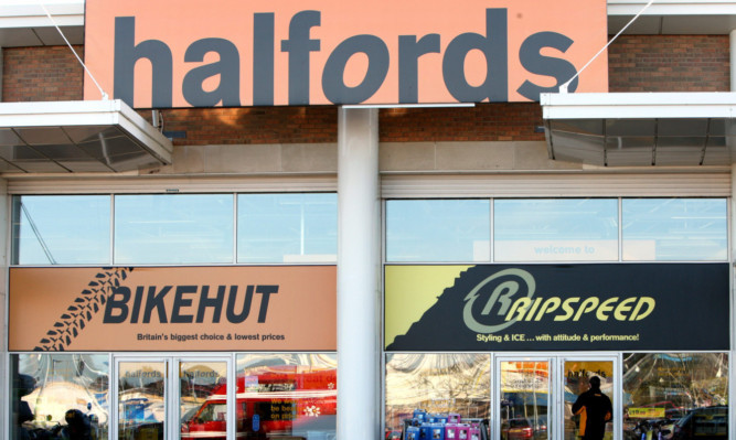 Halfords retail stores suffered as trade dropped by 0.9%. The firm pledged to refresh tired-looking stores and improve customer service.