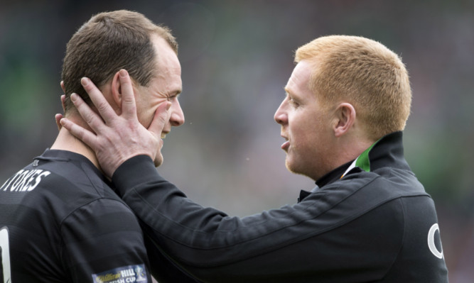 Neil Lennon thanks Anthony Stokes for his starring role.