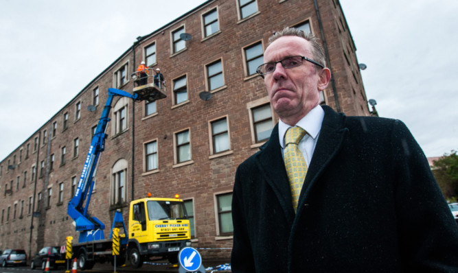 Fraser Macpherson at the Pleasance Court car park.