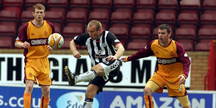 Football, Motherwell v St Mirren.   Jim Hamilton, St Mirren