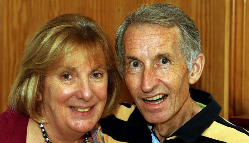 John Stevenson, Courier,30/07/10.Dundee.Ninewells ,Burning Issue story by Marjory Inglis.Happy to have him safe,pic shows Alasdair and Trudy McLeay at home today.