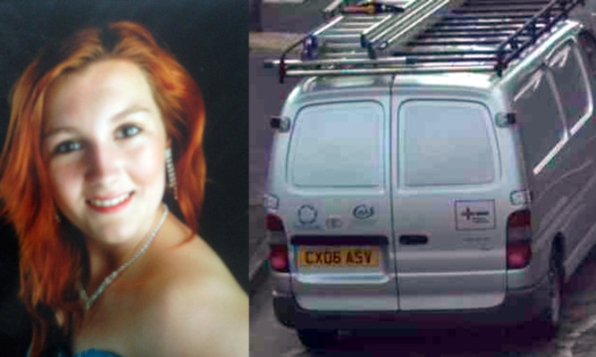 A man has been arrested in connection with Georgia Williams' disappearance. Investigating officers have seized a silver Toyota van in Glasgow.