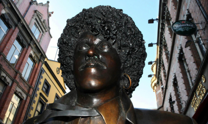 The statue of Phil Lynott in Dublin's Grafton Street has recently suffered damage.