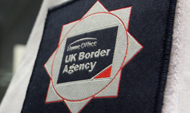 Three businesses and a number of homes have been raided by the Border Agency.