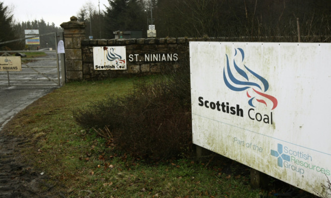 There are plans to build land art at the St Ninians Colliery site near Kelty.