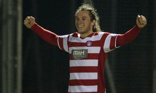 Stevie May tasted European action before his loan spell at Hamilton.