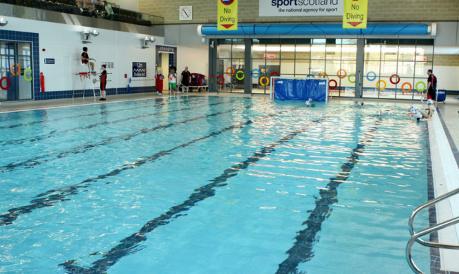 One of the pools at Montrose Sports Centre.