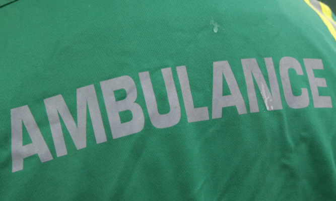 Kim Cessford, Courier - 13.02.12 - FOR FILE - pictured is the wording on the back of a Ambulance Technician attending an incident