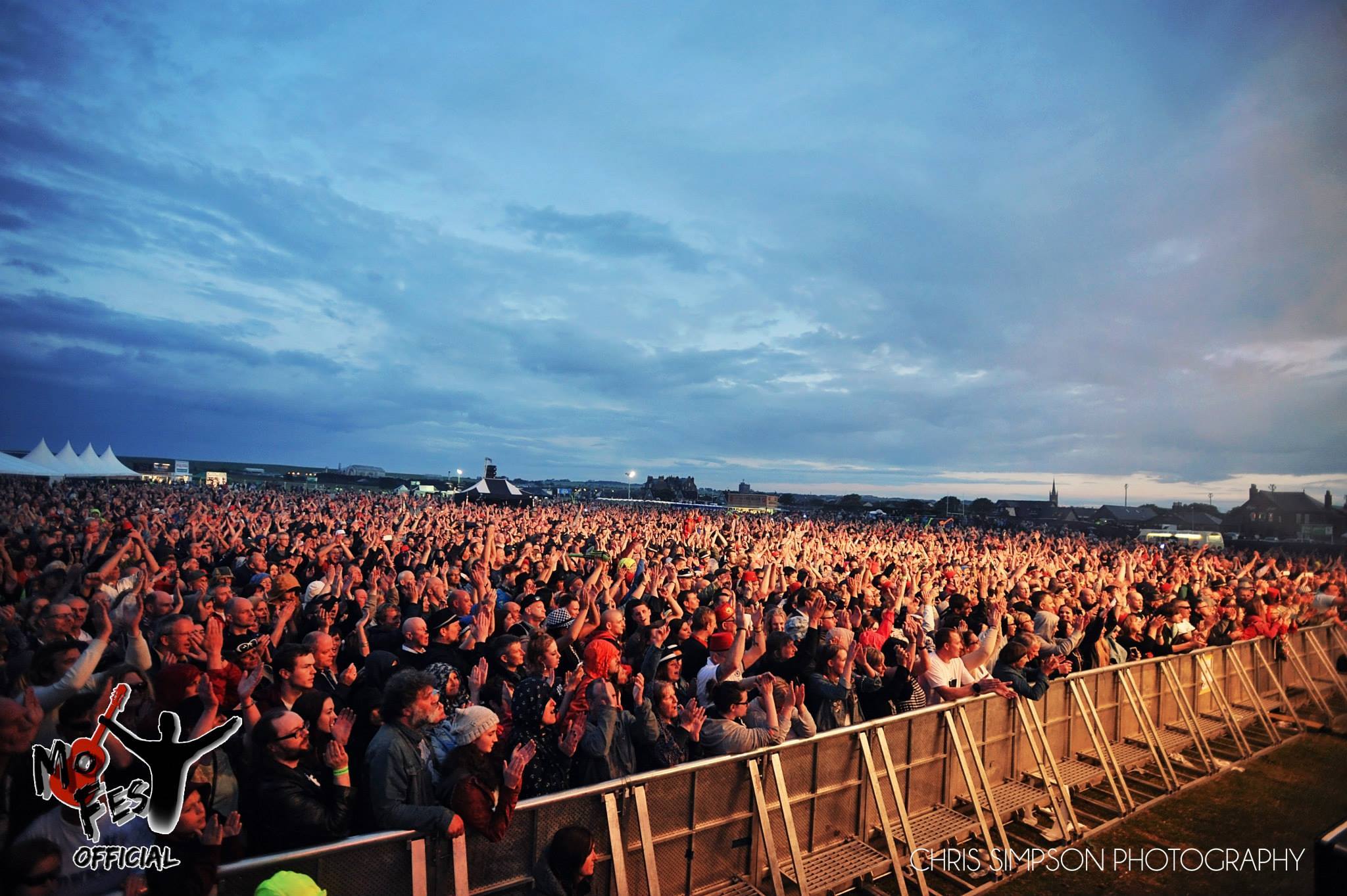 The crowd at East Links when Madness performed in 2015.