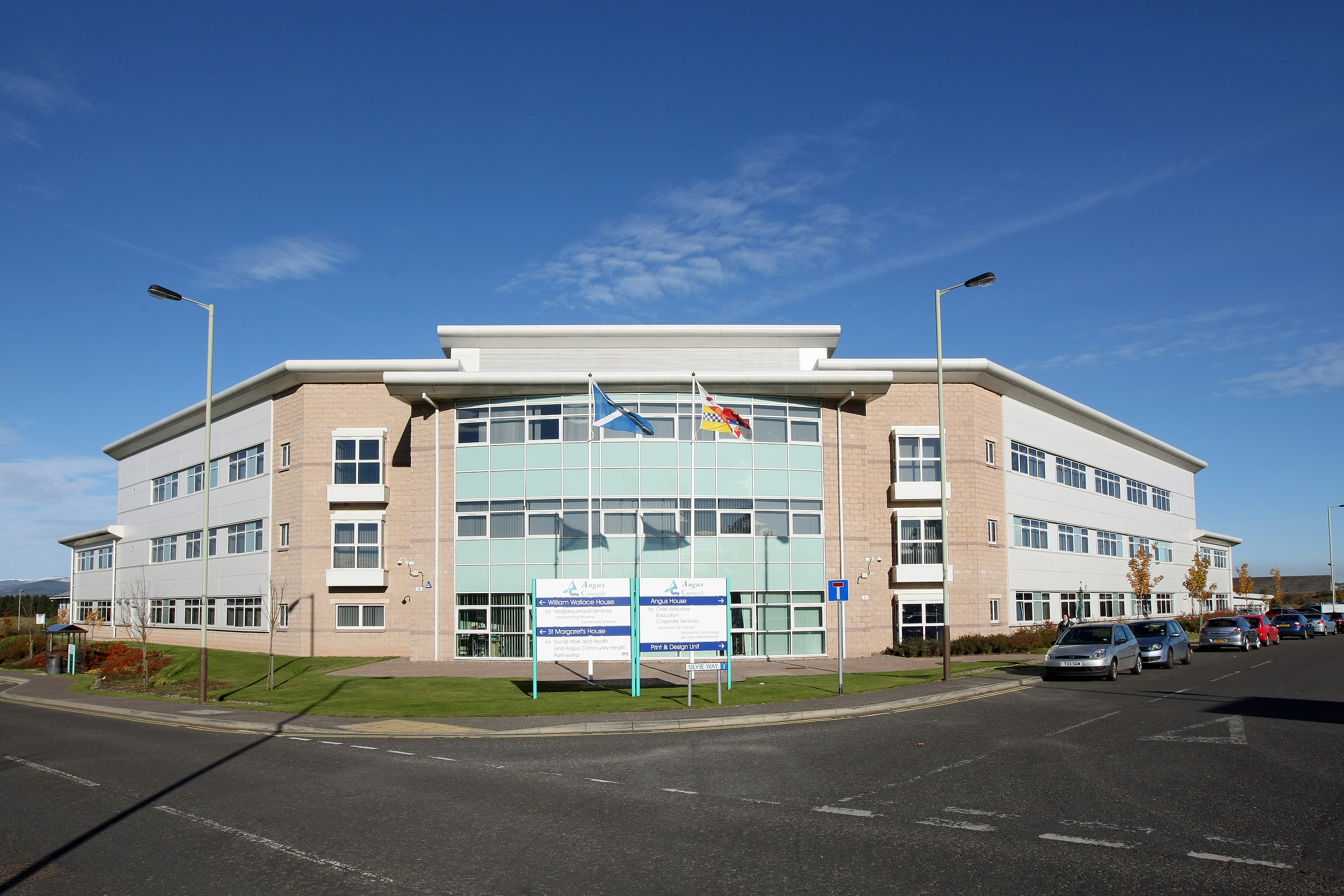 Angus Council's headquarters in Forfar.