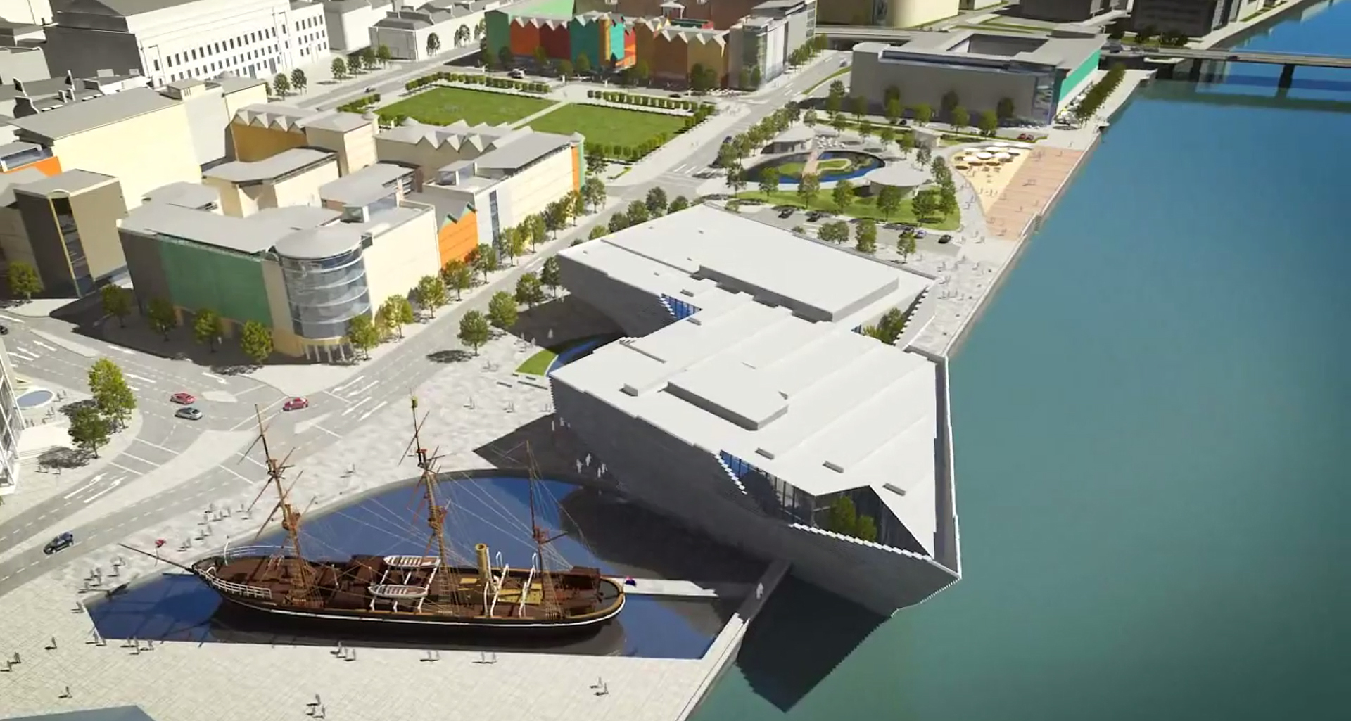 An image of how Dundee's Waterfront will look