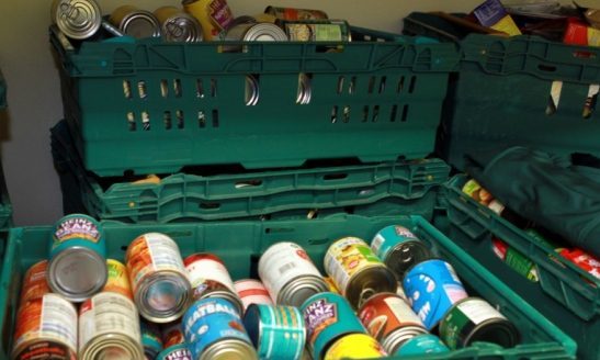 Increasing demand at foodbanks is being linked with the roll-out of Universal Credit.