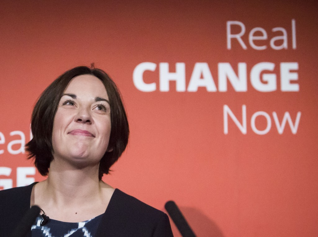 Scottish Labour leader Kezia Dugdale ahead of addressing the Scottish Labour Conference at the Glasgow Science Centre in Glasgow. PRESS ASSOCIATION Photo. Picture date: Saturday March 19, 2016. See PA story SCOTLAND Labour. Photo credit should read: Danny Lawson/PA Wire