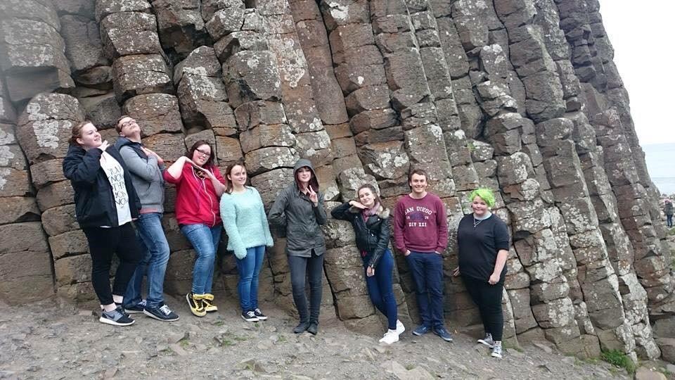 Young adult carers enjoying a break away from their caring role in Northern Ireland.