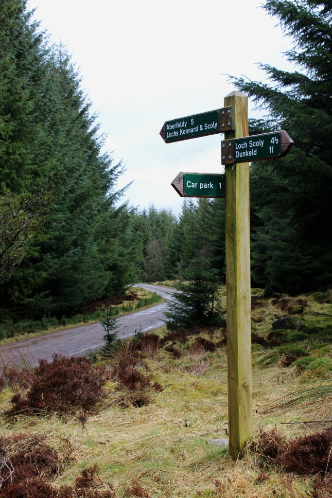 1. Well signed track to Loch Kennard - James Carron