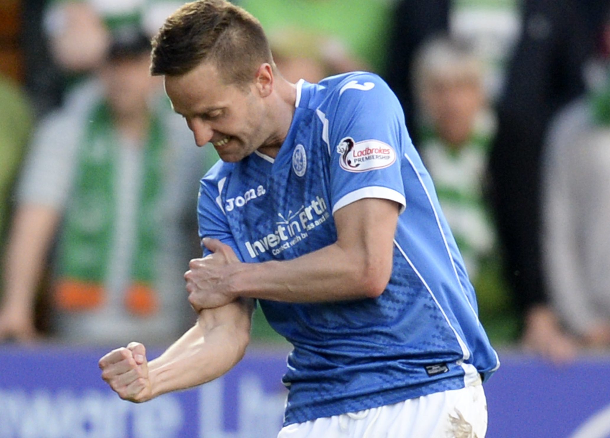 St Johnstone fans won't be seeing this celebration again.