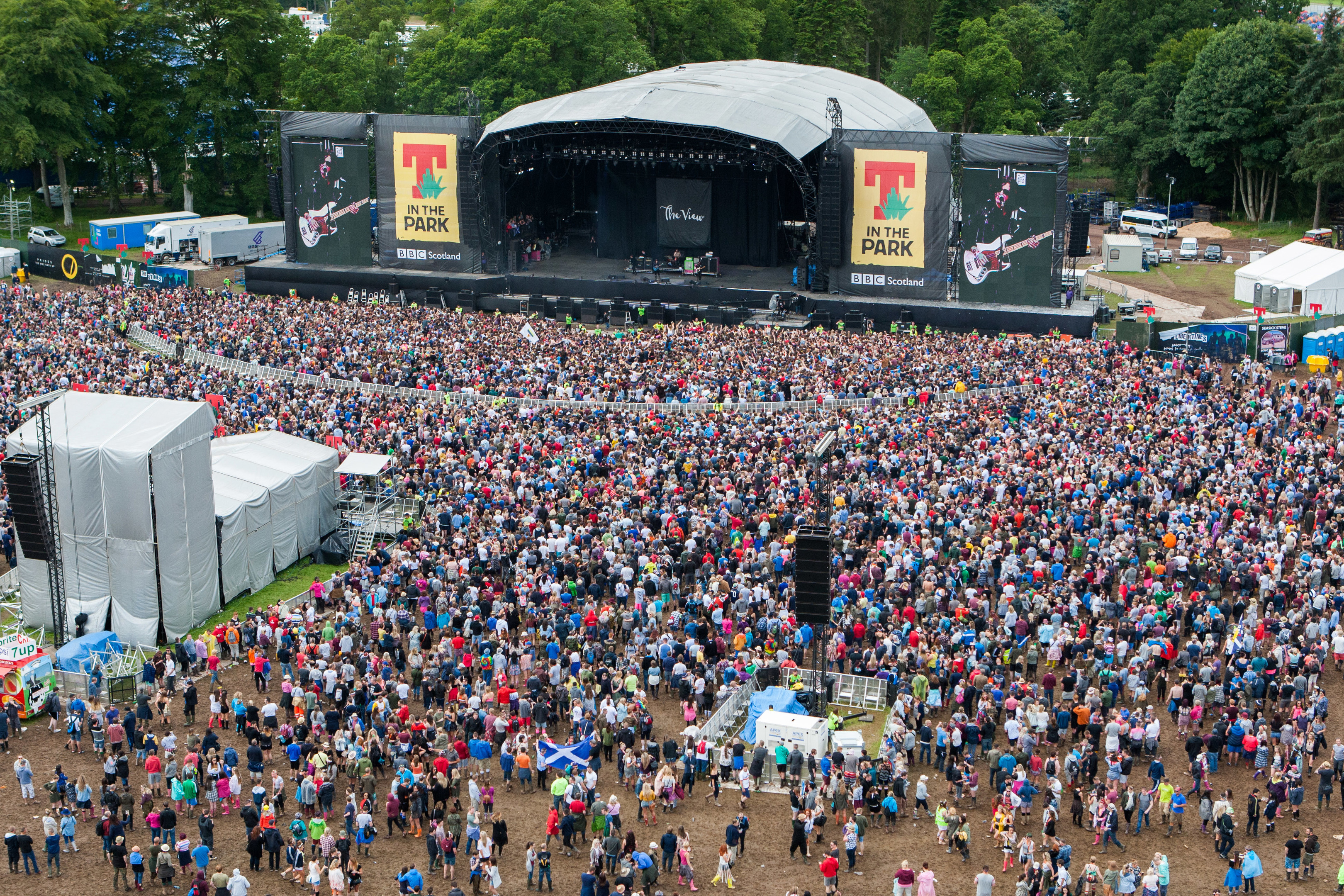 T in the Park at Strathallan, winner of the Best Scottish Festival prize.