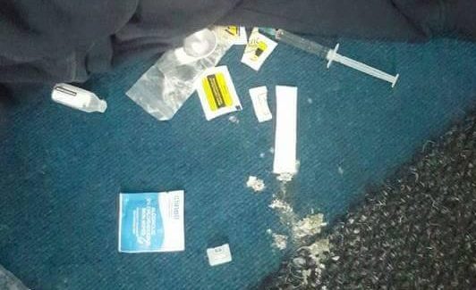 Drugs found in a Dundee tenement over the weekend.