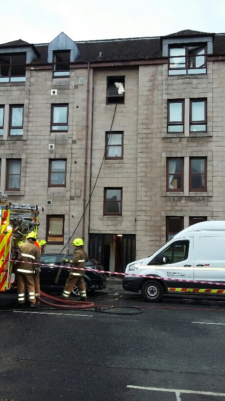 Firefighters tackled two fires in the space of a few hours