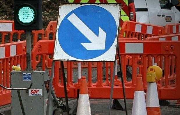 The roadworks are expected to last five days.