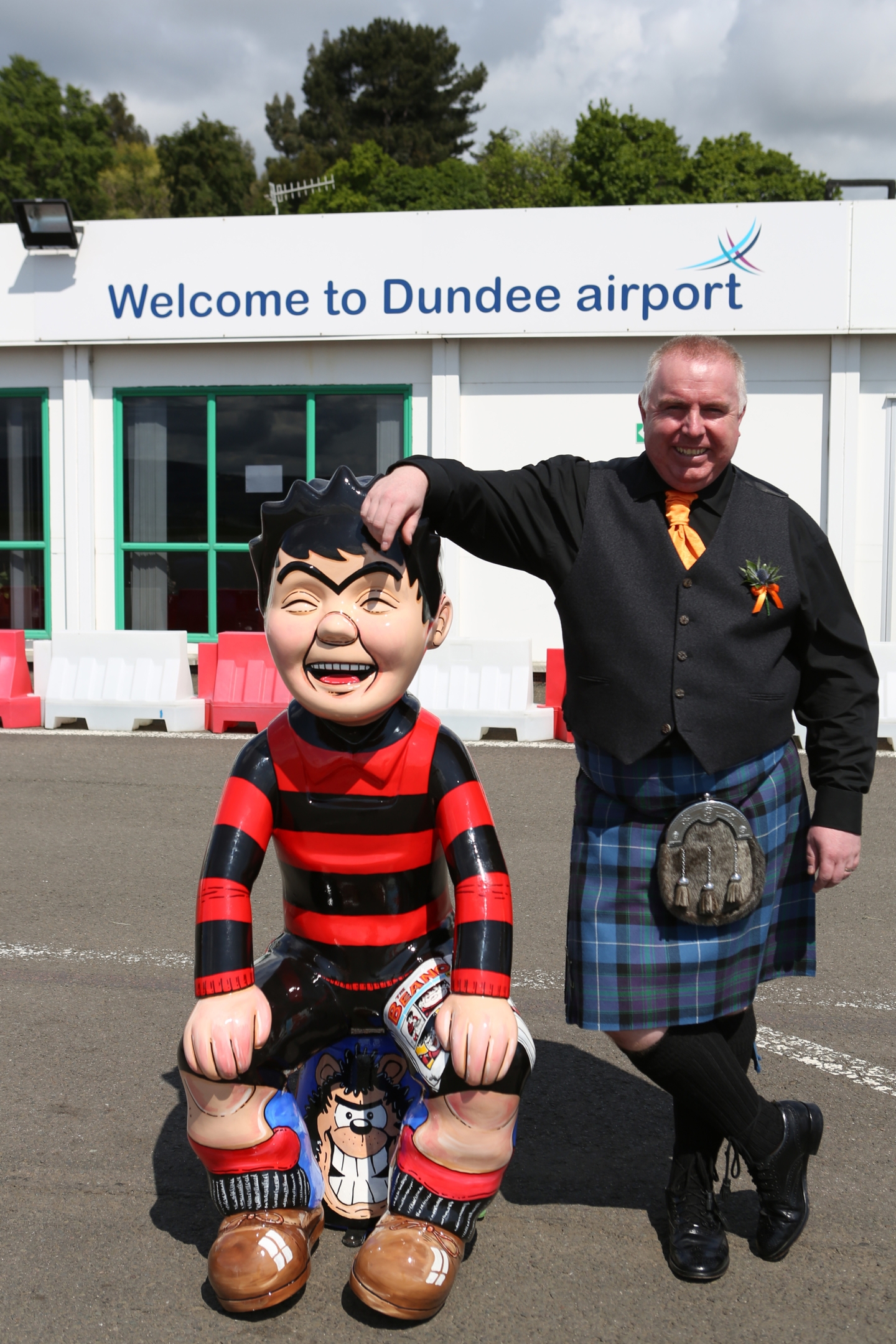 Dundee Airport manager Derrick Lang