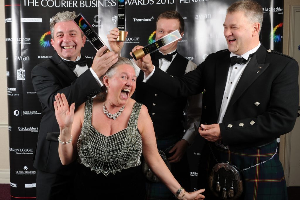 CXR Biosciences was named Business of the Year at the 2015 Courier Business Awards