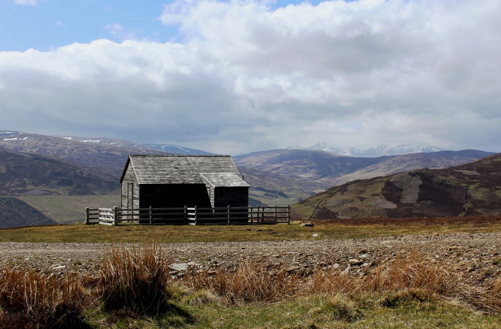3. Lunch hut overlooking Glen Quaich - James Carron Take a Hike June 4