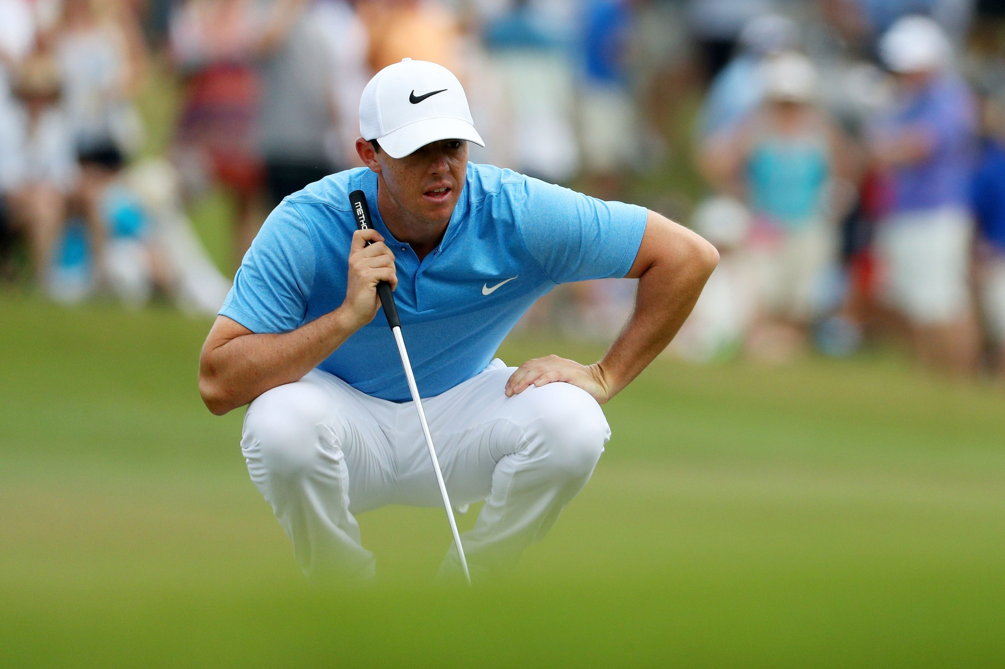 Rory McIlroy during his second round.
