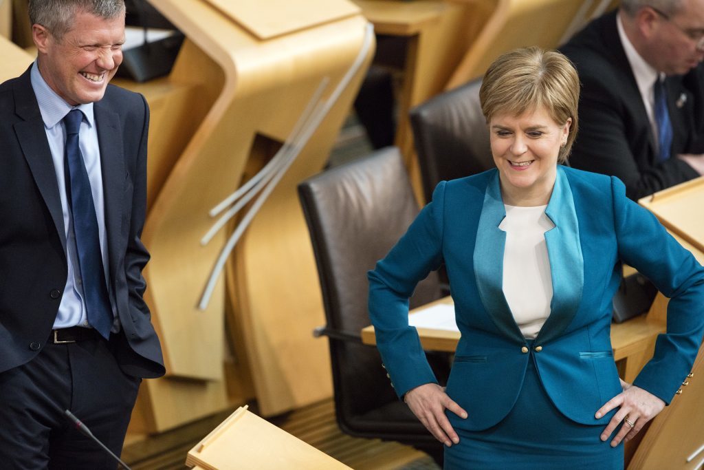 Nicola Sturgeon has been retunred as Frist Minister after her party's victory in the election.